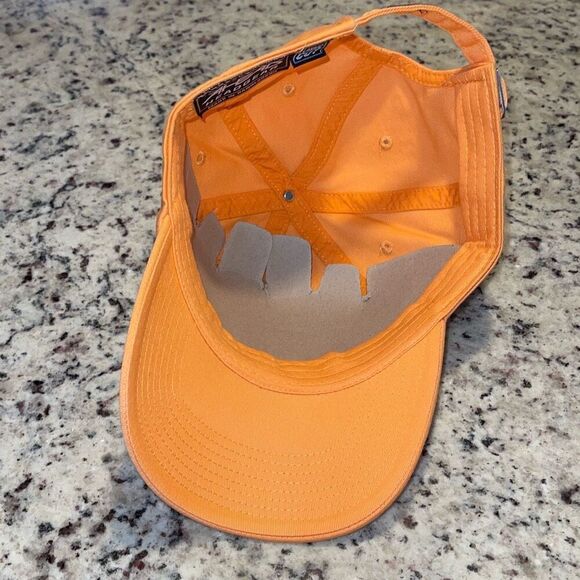 AHEAD USA Casual Cottons Authentic Headgear Classic Cut Cap Hat Light Orange NWT - Picture 7 of 7